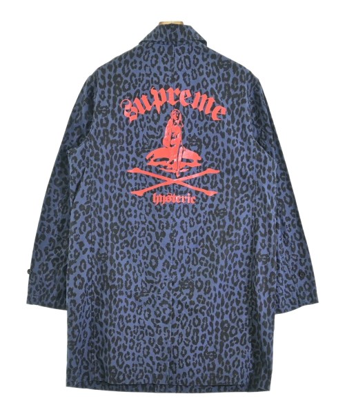 Supreme（シュプリーム）ステンカラーコート 紺 サイズ:S メンズ/2200710470140