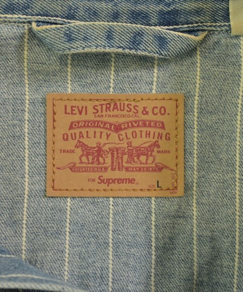 Supreme（シュプリーム）デニムジャケット 青 サイズ:L メンズ/2200718372156
