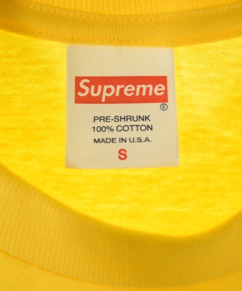 Supreme（シュプリーム）Tシャツ・カットソー 黄 サイズ:S メンズ/2200718372309
