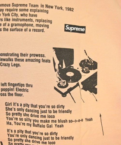 Supreme（シュプリーム）Tシャツ・カットソー オレンジ サイズ:L メンズ/2200719081026