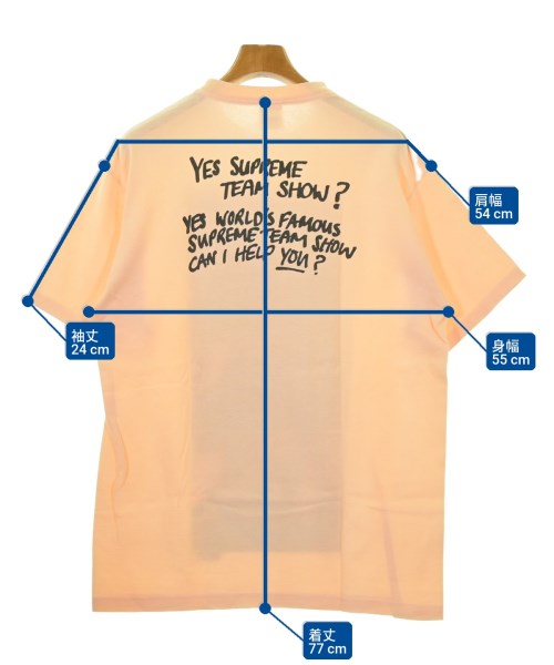 Supreme（シュプリーム）Tシャツ・カットソー ピンク サイズ:L メンズ/2200719081033