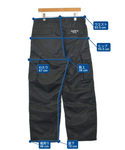 Supreme（シュプリーム）カーゴパンツ 黒 サイズ:32(L位) メンズ/2200719288081