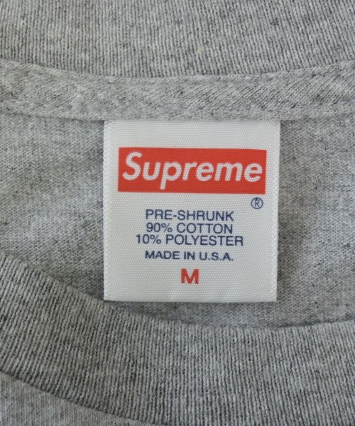 Supreme（シュプリーム）Tシャツ・カットソー グレー サイズ:M メンズ/2200644189255
