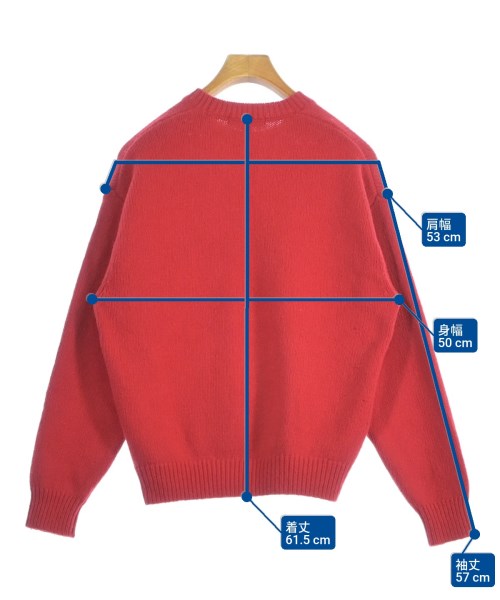 Supreme（シュプリーム）ニット・セーター 赤 サイズ:S メンズ/2200645077025