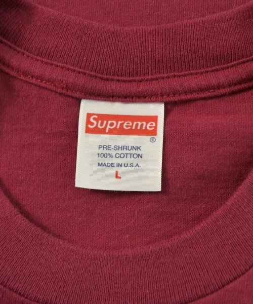 Supreme（シュプリーム）Tシャツ・カットソー 赤 サイズ:L メンズ/2200645273045