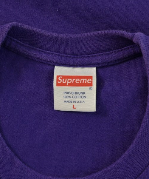 Supreme（シュプリーム）Tシャツ・カットソー 紫 サイズ:L メンズ/2200645273052