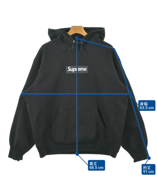 Supreme（シュプリーム）パーカー 黒 サイズ:M メンズ/2200645365023