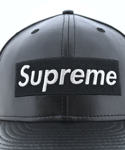 Supreme（シュプリーム）キャップ 黒 サイズ:58.7cm メンズ/2200644650564