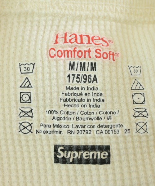 Supreme（シュプリーム）Tシャツ・カットソー 白 サイズ:M メンズ/2200645614053