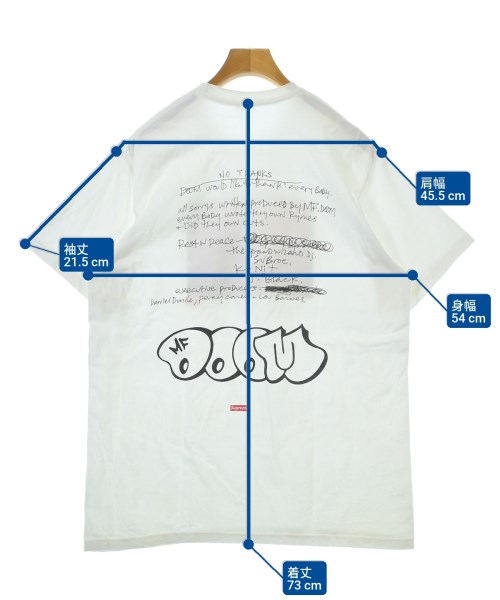 Supreme（シュプリーム）Tシャツ・カットソー 白 サイズ:L メンズ/2200646245034