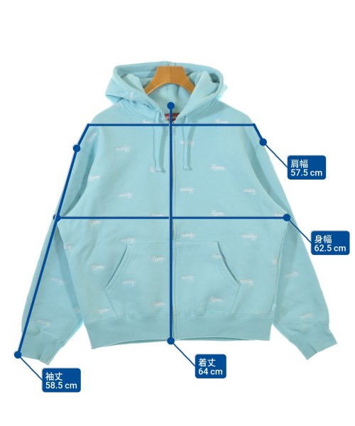Supreme（シュプリーム）パーカー 青 サイズ:M メンズ/2200646302010