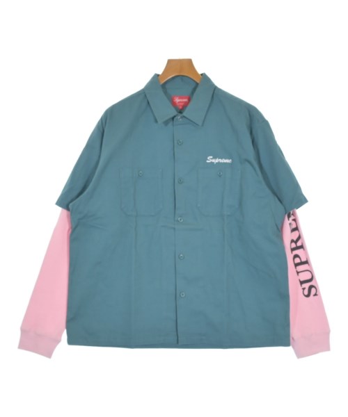 Supreme(シュプリーム)カジュアルシャツ 緑 サイズ:L/2200646337036