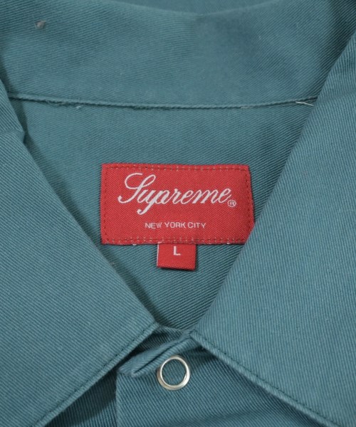 Supreme（シュプリーム）カジュアルシャツ 緑 サイズ:L メンズ/2200646337036