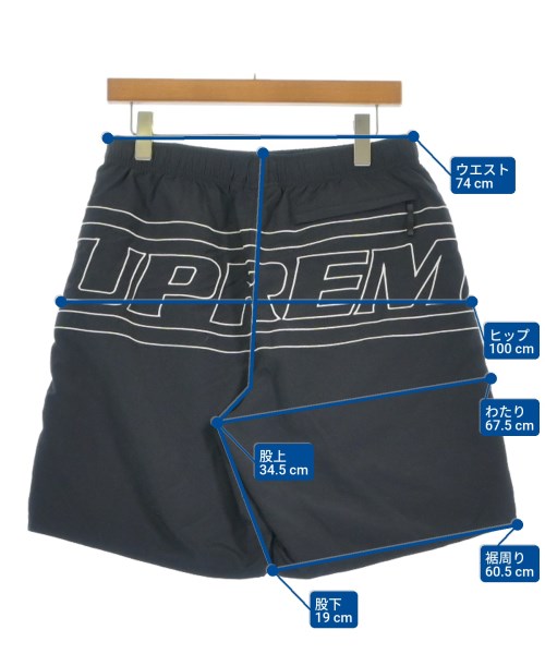 Supreme（シュプリーム）ショートパンツ 黒 サイズ:S メンズ/2200646592107