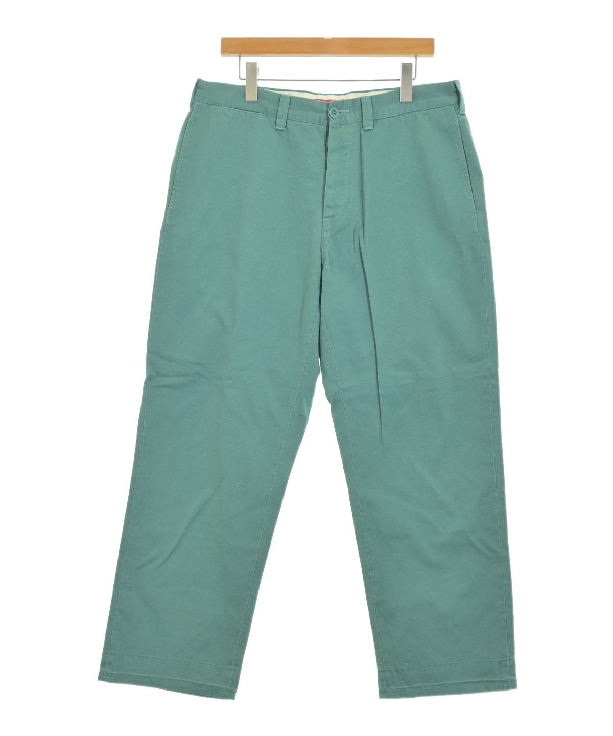 Supreme（シュプリーム）チノパン 緑 サイズ:34(XL位) メンズ