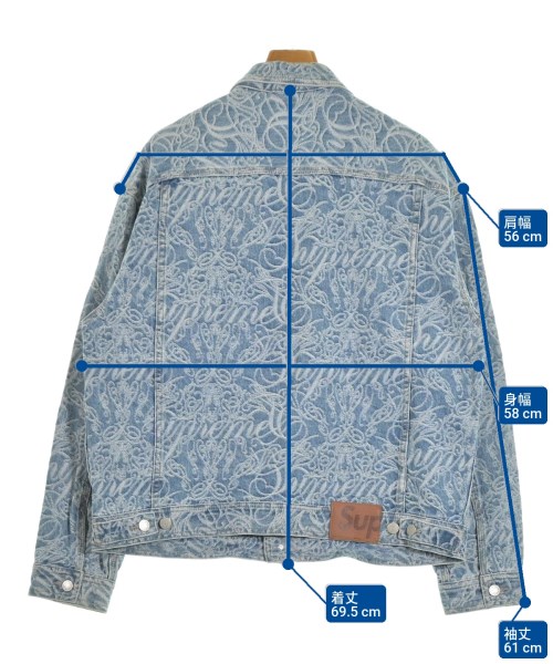 Supreme（シュプリーム）デニムジャケット 青 サイズ:L メンズ/2200646891019