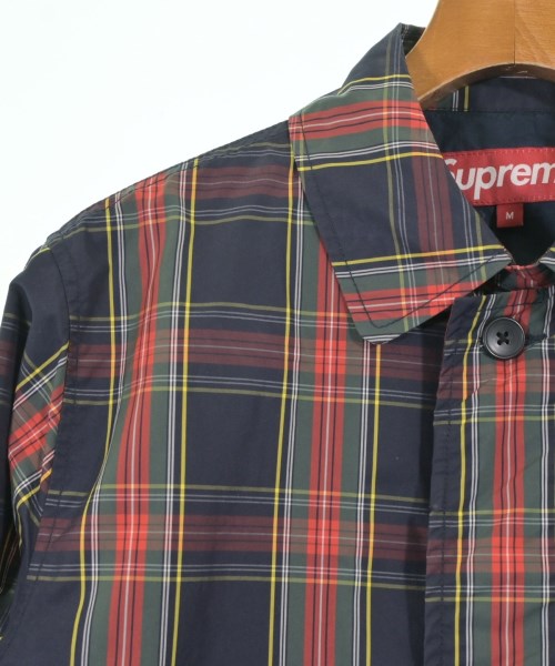 Supreme（シュプリーム）ステンカラーコート 紺 サイズ:M メンズ/2200646891033