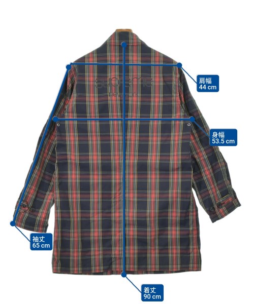 Supreme（シュプリーム）ステンカラーコート 紺 サイズ:M メンズ/2200646891033