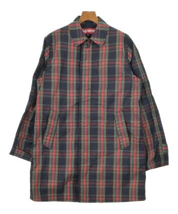 Supreme（シュプリーム）ステンカラーコート 紺 サイズ:M メンズ