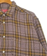 Supreme（シュプリーム）カジュアルシャツ 茶 サイズ:L メンズ/2200646960036