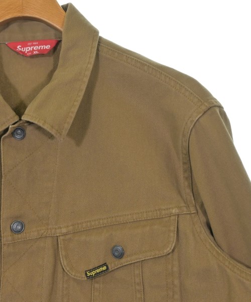 Supreme（シュプリーム）デニムジャケット 茶 サイズ:XL メンズ/2200647058022
