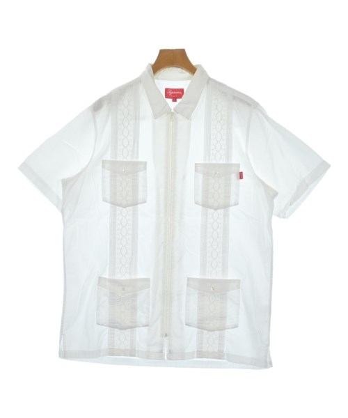 Supreme(シュプリーム)カジュアルシャツ 白 サイズ:L/2200647058039