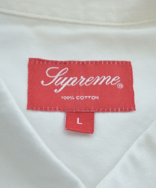 Supreme（シュプリーム）カジュアルシャツ 白 サイズ:L メンズ/2200647058046