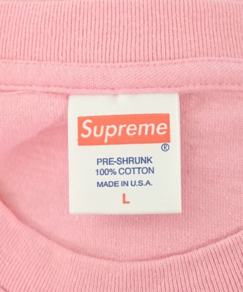 Supreme（シュプリーム）Tシャツ・カットソー ピンク サイズ:L メンズ/2200646989068