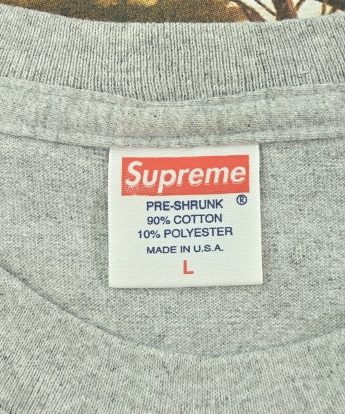 Supreme（シュプリーム）Tシャツ・カットソー グレー サイズ:L メンズ/2200646989082