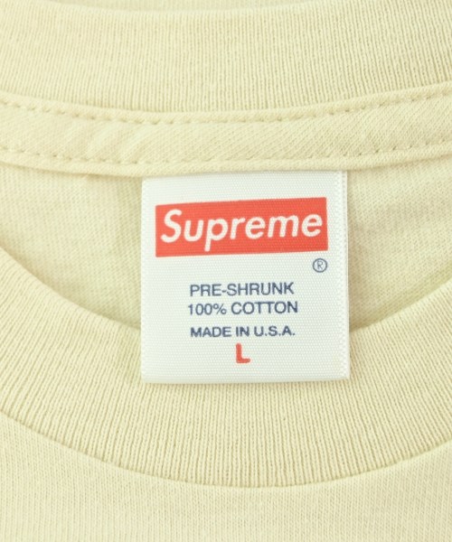 Supreme（シュプリーム）Tシャツ・カットソー ベージュ サイズ:L メンズ/2200646989099