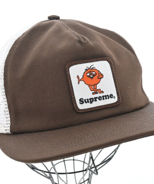Supreme（シュプリーム）キャップ 茶 サイズ:- メンズ/2200646989129
