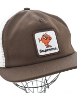 Supreme（シュプリーム）キャップ 茶 サイズ:- メンズ/2200646989129