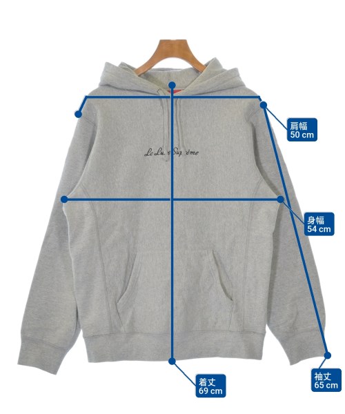 Supreme（シュプリーム）パーカー グレー サイズ:M メンズ/2200647920022