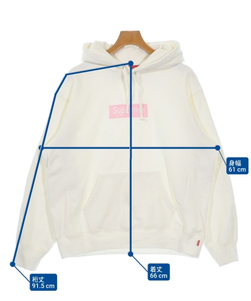 Supreme（シュプリーム）パーカー 白 サイズ:M メンズ/2200648379027