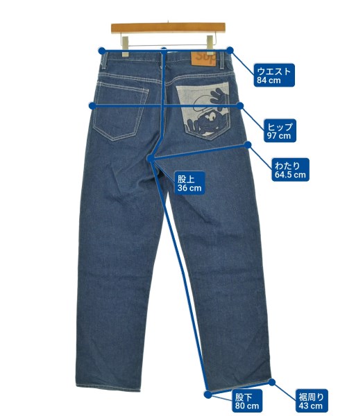 Supreme（シュプリーム）デニムパンツ 青 サイズ:30(M位) メンズ/2200640095079