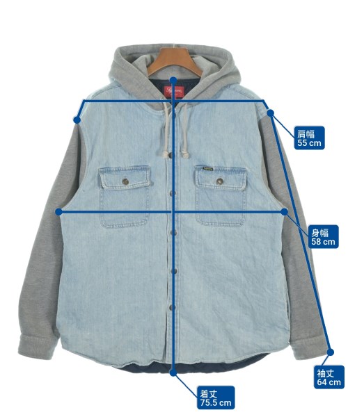 Supreme（シュプリーム）カジュアルシャツ 青 サイズ:L メンズ/2200648825029