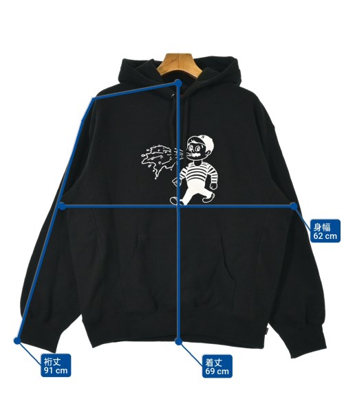 Supreme（シュプリーム）パーカー 黒 サイズ:M メンズ/2200648782131