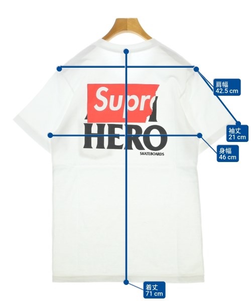 Supreme（シュプリーム）Tシャツ・カットソー 白 サイズ:M メンズ/2200649542031