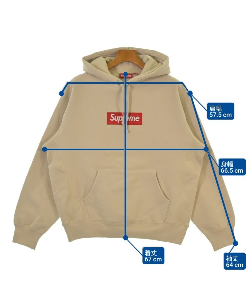 Supreme（シュプリーム）パーカー ベージュ サイズ:S メンズ/2200649898039