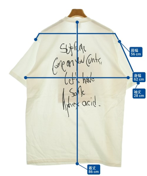 Supreme（シュプリーム）Tシャツ・カットソー 白 サイズ:XL メンズ/2200649898053