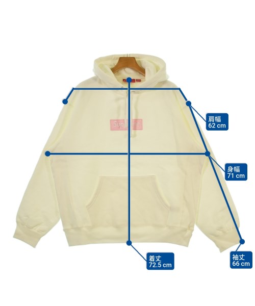 Supreme（シュプリーム）パーカー 白 サイズ:L メンズ/2200649898077