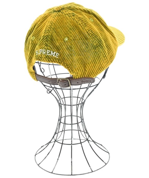 Supreme（シュプリーム）キャップ 黄 サイズ:- メンズ/2200650017061