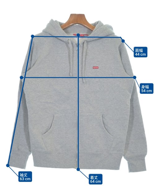 Supreme（シュプリーム）パーカー グレー サイズ:S メンズ/2200639335223