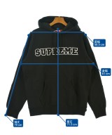 Supreme（シュプリーム）パーカー 黒 サイズ:M メンズ/2200639335230