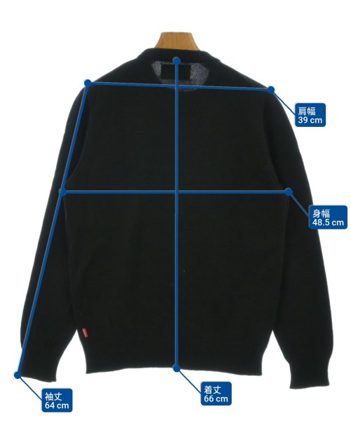 Supreme（シュプリーム）ニット・セーター 黒 サイズ:S メンズ/2200639335261