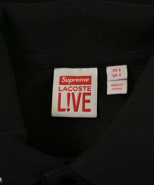 Supreme（シュプリーム）ポロシャツ 黒 サイズ:S メンズ/2200639335292