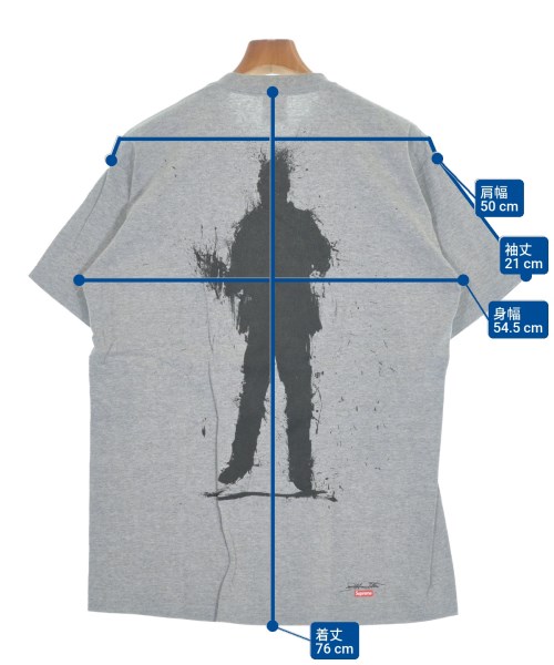 Supreme（シュプリーム）Tシャツ・カットソー グレー サイズ:L メンズ/2200649573028
