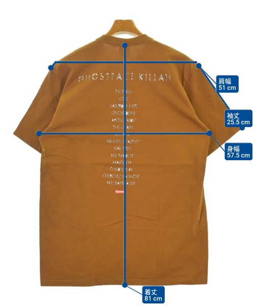 Supreme（シュプリーム）Tシャツ・カットソー 茶 サイズ:L メンズ/2200649573103