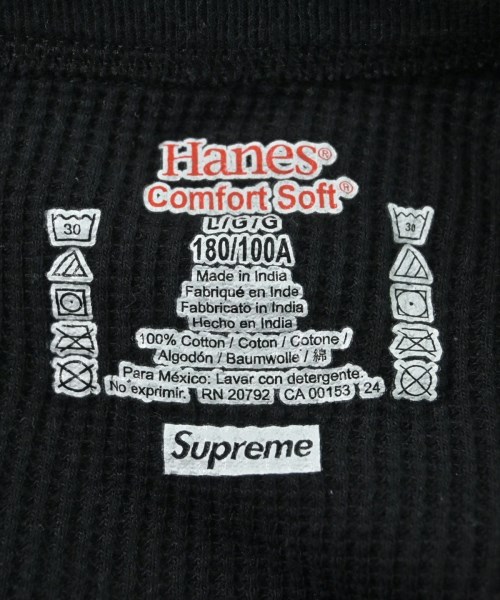 Supreme（シュプリーム）Tシャツ・カットソー 黒 サイズ:L メンズ/2200650819023