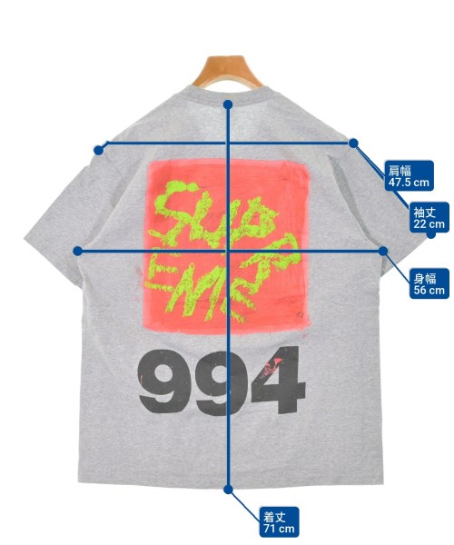 Supreme（シュプリーム）Tシャツ・カットソー グレー サイズ:L メンズ/2200651031042